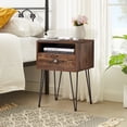 thumbnail image 4 of 23.7"Tall 1 - Drawer Iron Nightstand, 4 of 7