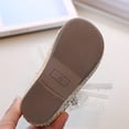 thumbnail image 4 of JDQJBZ Flats Shoes Big Girl Rhinestone Bow Decor Princess Dress Shoes Rubber Sole, 4 of 5