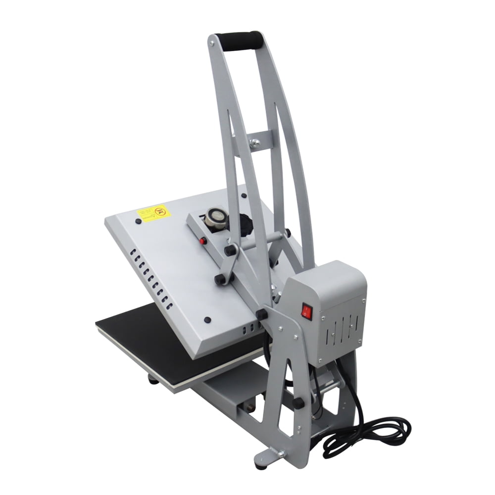 INTBUYING 15x15in Heat Press Machine Magnetic Semi-Automatic Transfer for T-Shirt Puzzle Pad Crafts