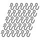 thumbnail image 1 of 50Pcs Heavy Duty Hooks For Hanging Kitchen Bathroom Wardrobe Black Iron Organizing Space Saving, 1 of 5