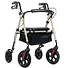 thumbnail image 7 of ELENKER Rollator Walker with 10" All-Terrain Wheels, Adjustable Padded Seat for Seniors, Champagne, 7 of 7
