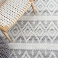 thumbnail image 6 of SAFAVIEH Marbella Braiden Diamond Area Rug, Ivory/Black, 3' x 5', 6 of 8