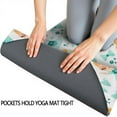 thumbnail image 3 of Ballerina Princess Pattern Hot Yoga Mat Towel Non Slip for Hot Yoga - Quick-Drying Yoga Mat Cover with 4 Corner Pockets with Travel Bag - Hot Yoga Towel Non Slip Grip Moisture Wicking Sweat 70"x26", 3 of 6