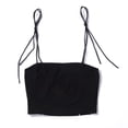 thumbnail image 4 of Haut Court Sans Manches Bustier Bandeau pour Femmes, 4 of 10