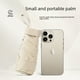 thumbnail image 1 of Paraguas plano mini de bolsillo portátil manual, pequeño, lindo, de color sólido, negro, con pegamento, protección solar, 60 % anti-UV y protección contra la lluvia, de doble uso, 1 of 4