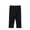 Black, variant on Girls Casual Capri Leggings Tight Bottom Pants Stretch Leggings Solid Color Elastic High Waisted Athletic Leggings(Blue,7-8 Years)