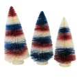 thumbnail image 3 of Bethany Lowe 11.00In Americana Striped Bottle Brush, Plastic, Red White & Blue Lc1537, 3 of 3