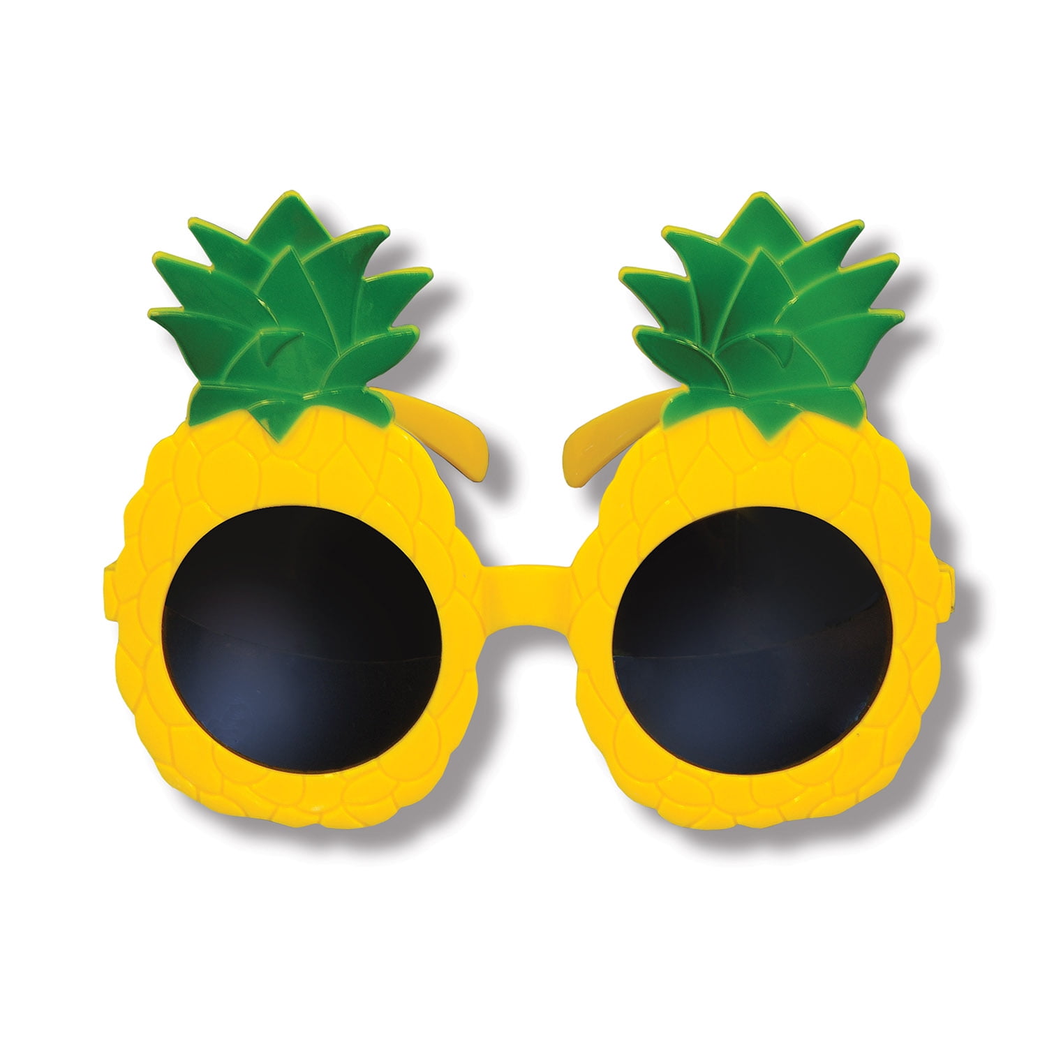 Set of 6 Yellow and Green Pineapple Design Party Sunglasses 5