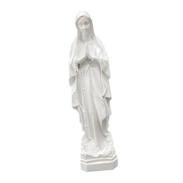 tredstone Religious Statue Is Standing Looking Very Peace. White Style A