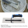 thumbnail image 4 of Notch Trowel, 8mm Notch Tile and Flooring Trowel Rugged Construction Multifunctional Comfortable Grip  for Ceramic, 4 of 7