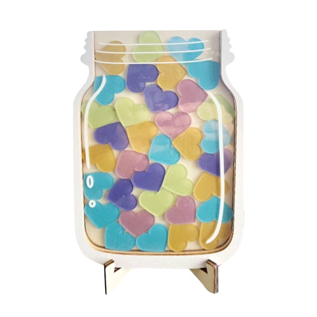 Dsscvnef Xyloid Magnetism Positive Award Jar Star Award Jar Behavior Management Classroom Tools Award Jar System for Classroom Home Award Jar for Christmas Ornament Decorations Shatterproof Ornament S