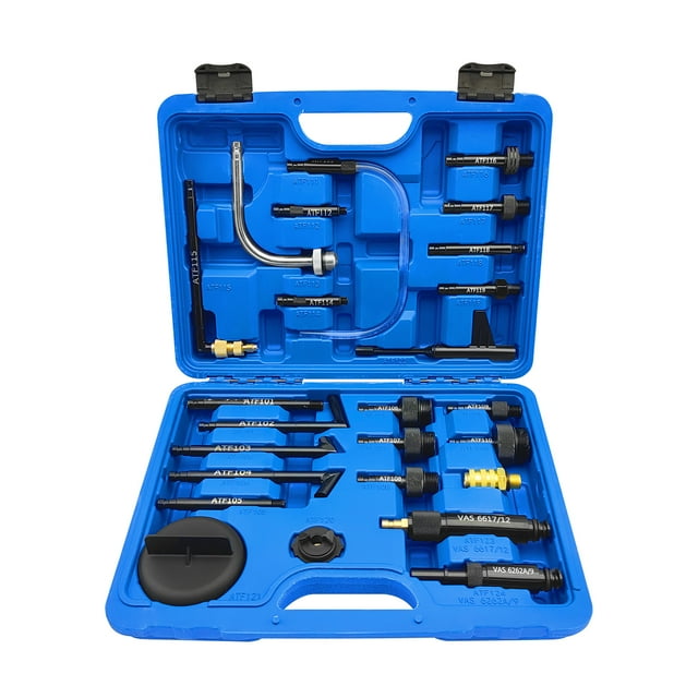 25Pcs Oil Refill Filling ATF Adapter Oil Fill Adapter Transmission Fluid Oil Refilling Connector Tool Kit Replacement for Mercedes-Benz