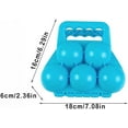 thumbnail image 3 of 5 in 1 Snowball Maker,Snow Ball Maker Shape Snowball Moulds Snow Toys Winter Snowball Fight Maker Tool Clip with Handle Sand Toys for Outdoor Indoor Activities(Blue), 3 of 8