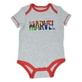 thumbnail image 4 of Marvel Avengers Baby Boys 5 Pack Short-Sleeve Bodysuits 6-9 Months, 4 of 6