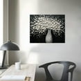 thumbnail image 3 of JEUXUS Large Size Abstract Gold Tree Flower Canvas Painting Posters Minimalism Wall Art Picture Modern Living Room Decoration 40x80cm Frameless 20x16in, 3 of 4