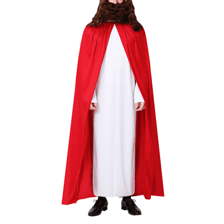 wuyemeili Halloween theme party adult men's cloak Jesus stage play props performance costume