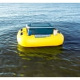 thumbnail image 3 of Swim Central Inflatable Swimming Pool Cooler Raft Float - 55" - Yellow and Black, 3 of 6