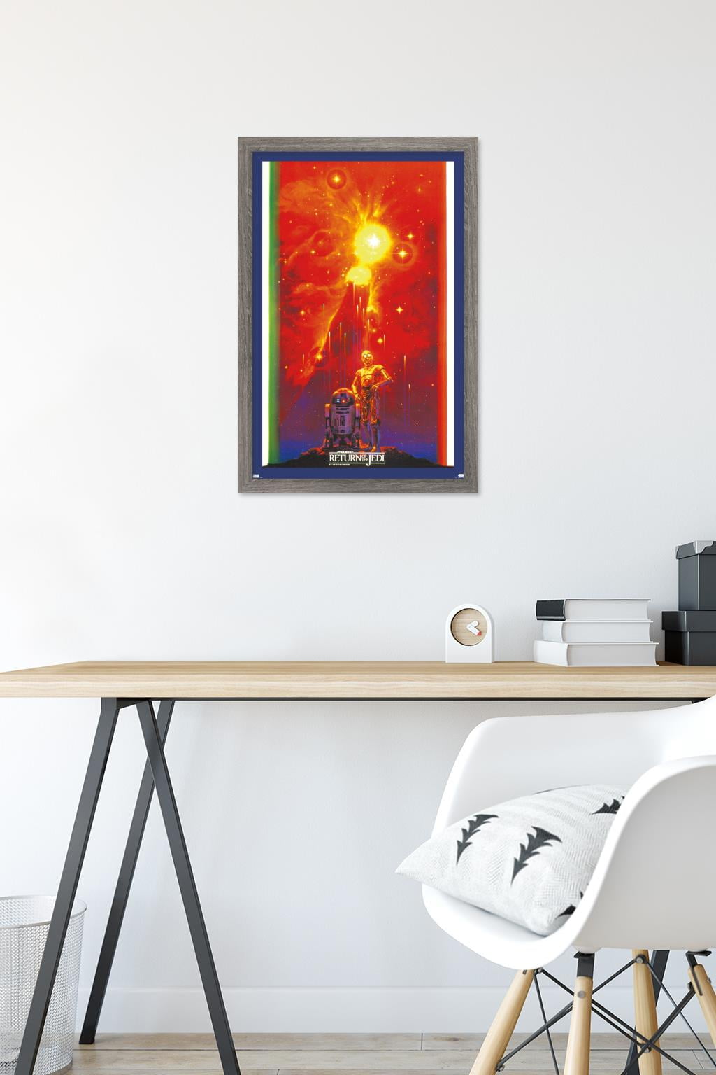 Star Wars: Return of the Jedi - Droid Celebration Wall Poster, 14.725" x 22.375" Framed