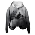 thumbnail image 1 of Chandail en Molleton Sans Capuche Imprimé Col Rond Manches Longues Automne Hiver pour Femmes Confortable Mode, 1 of 3
