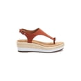 thumbnail image 2 of STYLE & COMPANY Womens Brown Espadrille 1" Platform Adjustable Strap Ankle Strap Balii Round Toe Wedge Buckle Slingback Sandal 6.5 M, 2 of 3