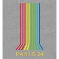 thumbnail image 5 of Vintage Rainbow Women's Crew Neck Short Sleeve Crop Tee, 5 of 6