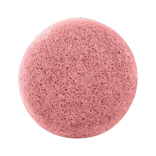 Seitruly Esponja de limpieza facial Almohadilla de limpieza facial redonda Limpiador de facial exfoliante portátil Pinceles de maquillaje y herramientas rojo PC 1 Seitruly CE000434-02