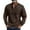 Coffee, variant on IYTR Mens Corduroy Pullover Quarter Zip Long Sleeve Tops Casual Patchwork Athletic Loose Sweatshirts (Army Green,S)