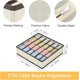 thumbnail image 2 of Pack of 2 Foldable Non-Woven Drawer Organizer for Underwear, Bras, Socks Compartment Storage Box Space Saving, Socks Storage, 2 of 5