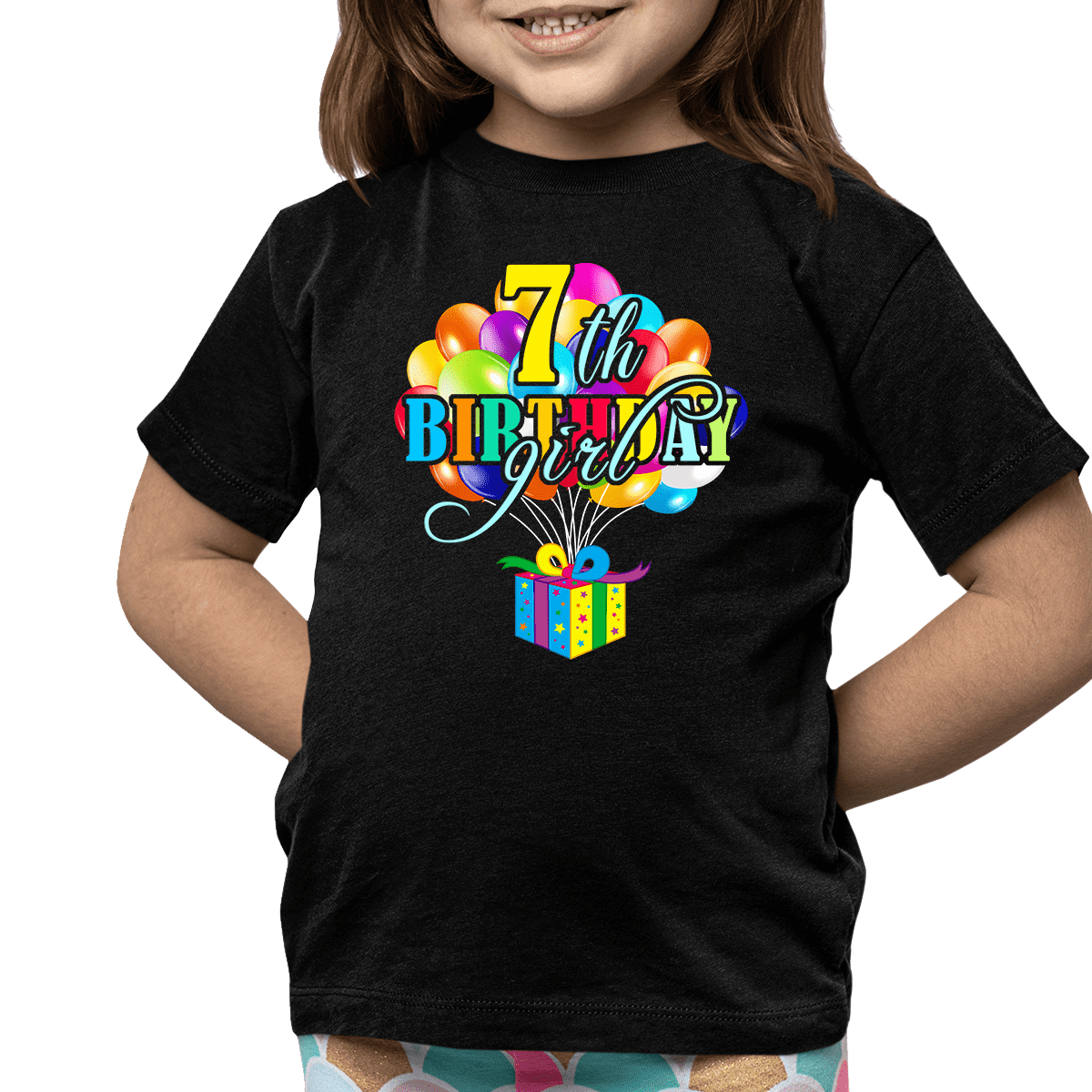 Birthday girl shirt size 7 sale