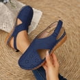 thumbnail image 6 of YOUYEDIAN Orthopedic Shoes for Women Wide Slip on Non Slip Mesh Sneakers Summer Casual Lightweight Closed Toe Arch Support Shoes, 6 of 9