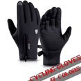 thumbnail image 2 of Guantes deportivos de invierno para escalada, senderismo, ciclismo, esquí, motocicleta, a prueba de viento, pantalla táctil, transpirables, resistentes al desgaste, cálidos, Unisex, 2 of 5