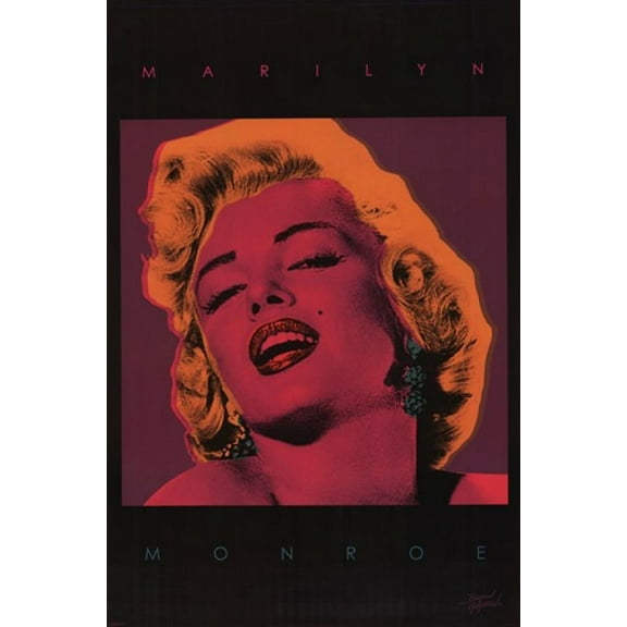 Marilyn Monroe - Pop Art Poster by Bernard Hollywood (24 x 36)
