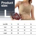 thumbnail image 2 of Ropa interior deportiva de resistencia media para mujer, top corto deportivo con espalda cruzada para mujer, 2 of 7