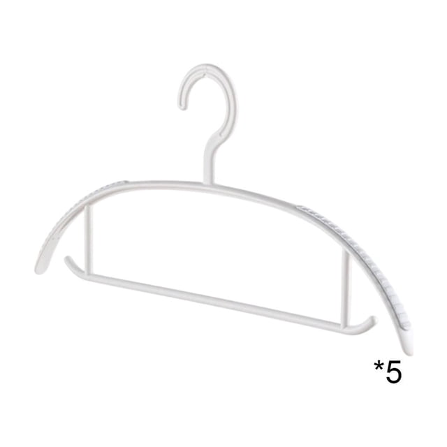 Btomtd Household Seamless Hangers Skids-proof Antis-Shoulder-Bump Plastic Clothes Hangers Thickened And Reinforced Drying Racks