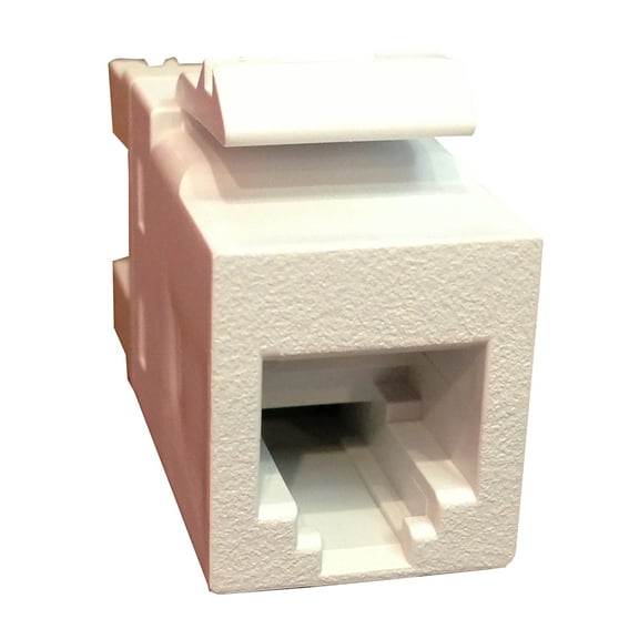 AMP TE Connectivity 1375192-3 CAT3 SL110 Connector Jack, RJ11, Voice, White (10-Pack)