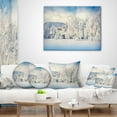 thumbnail image 4 of Designart White Winter Mountain Landscape - Photography Throw Pillow - 12x20, 4 of 5