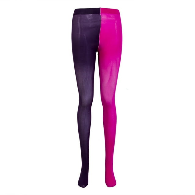 1 Pce Mode Femmes Collants Patchwork Extensibles Bas Élastiques Longues Chaussettes