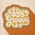 thumbnail image 2 of Penner, Janelle 20x20 Black Ornate Wood Framed with Double Matting Museum Art Print Titled - Stay Groovy I, 2 of 4