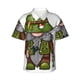 thumbnail image 1 of Balery Fishing Gnome Camisas hawaianas de manga corta para hombre, camisas playeras de corte holgado, camisas de vacaciones con botones,Large, 1 of 7