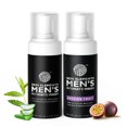 thumbnail image 1 of Combo de lavado íntimo para hombre Skin Elements - Paquete de 2 | Aceite de árbol de té (clásico)+maracuyá | Previene la picazón, la irritación y el mal olor | (240ml), 1 of 5