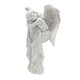 thumbnail image 1 of Figura de ángel de resina tallada a mano para decoración de marco de puerta de ángel para patio, césped y hogar. ángel izquierdo, 1 of 9