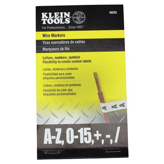 Klein Tools Wire Marker Book A-Z 0-15   - /