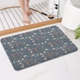 thumbnail image 4 of Multicolor Arrow Pattern Bathroom Rugs Mat,Non Slip Microfiber Bathroom Rug,Rubber Backing,Soft Bathroom Mats for Bathroom Floor,Tub and Shower,17x27in(43x68cm), 4 of 5