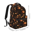 thumbnail image 2 of Fotbe Halloween With Pumpkins Pattern Casual Backpack for School, Travel, and Outdoor Activities - Durable, Lightweight, and Comfortable, 2 of 5