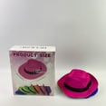 thumbnail image 6 of HCLKZIU Party favor hats,Neon Mafia Style Party Hats - Bright Dress Hats for Gangster Music Disco Birthday, Photo Booth Props and Favors, 6 of 8