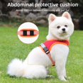 thumbnail image 3 of New Design Suede Dog Harness With Leash Puppy Adjustable Reflective Vest Cat Pet Harness For Small Medium Dogs Walk Lead Leashes, 3 of 5