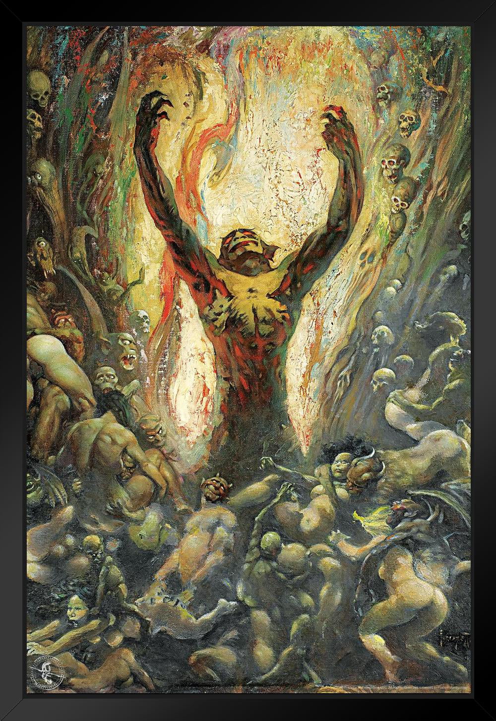 Reign of Wizardry by Frank Frazetta Wall Art Gothic Fantasy Decor Frank ...