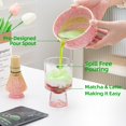 thumbnail image 4 of Juego de batidores para matcha TEANAGOO, cuenco de cerámica rosa, 510 ml, 7 unidades, 4 of 7