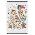 thumbnail image 3 of Patriotic Kittens Celebrate Freedom Together Outdoor Picnic Blanket, Foldable Waterproof Beach Mat, Portable Beach Blanket for Beach Camping, Hiking, Family Concerts, 3 of 8