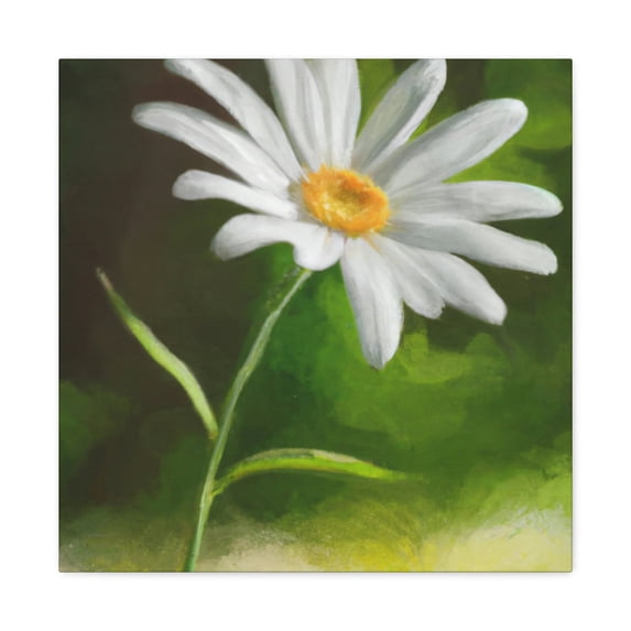 Daisy in Realism - Canvas